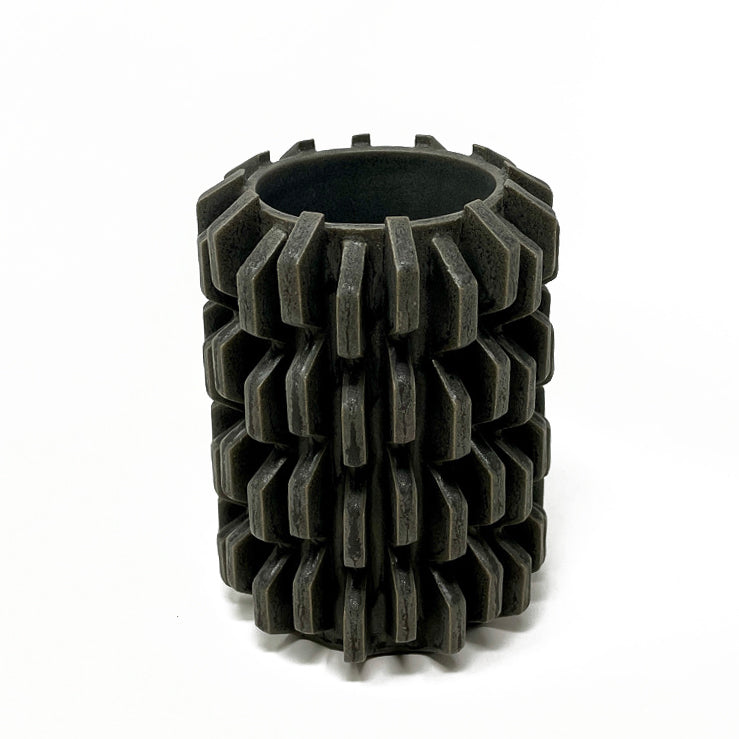 Brutalist Vase - Small Charcoal