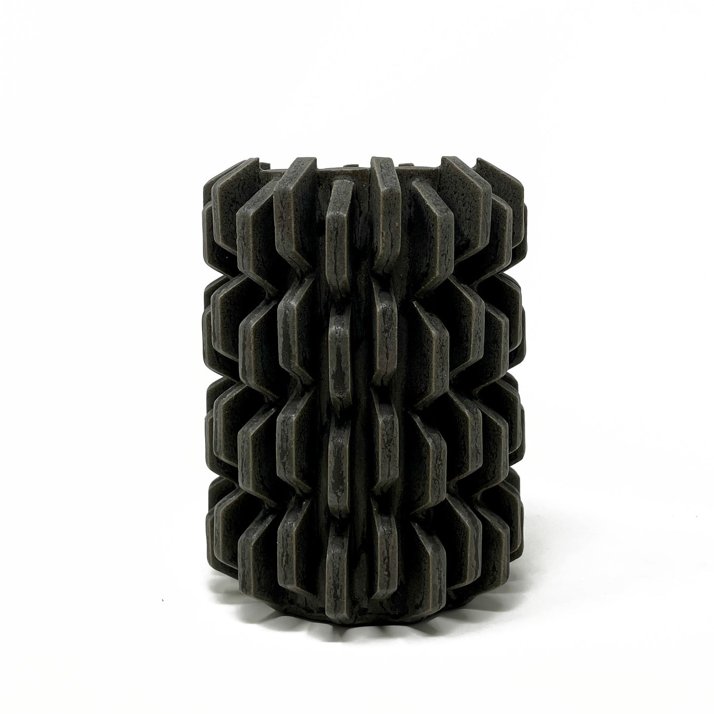 Brutalist Vase - Small Charcoal